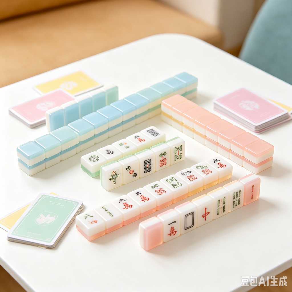 premium resin mahjong tiles