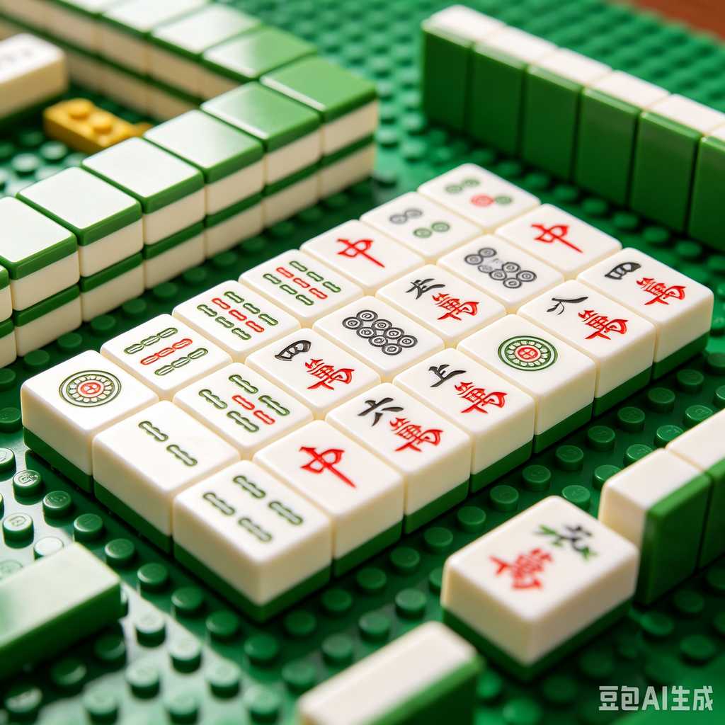 oriental style mahjong tiles