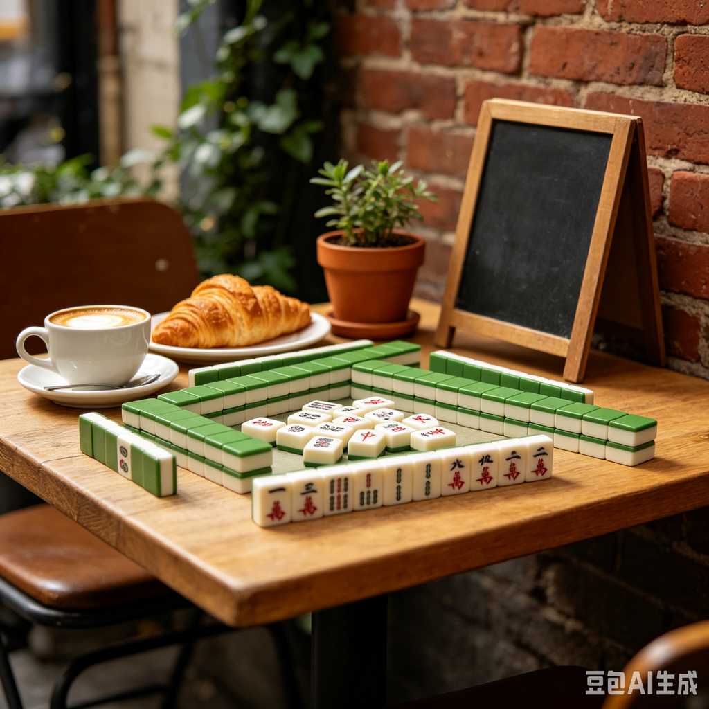 premium resin mahjong game set