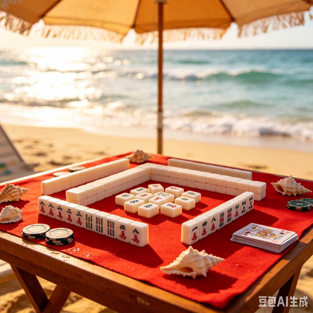 cute mini mahjong tiles set